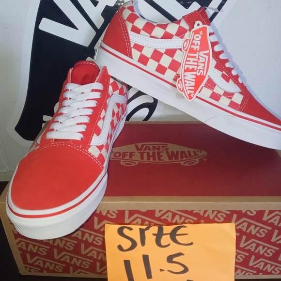 Vans Old Skool Primary Checkers Multiple Sizes - Picture 16 of 16